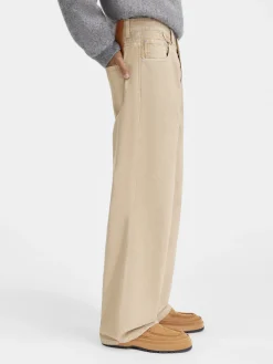 De de-Nîmes wijde denim broek