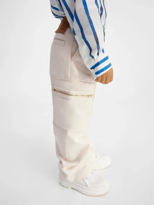 De de-Nîmes wijde denim broek voor kinderen