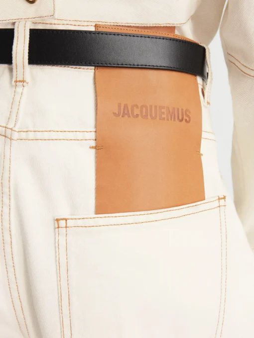 De de-Nîmes wijde denim broek