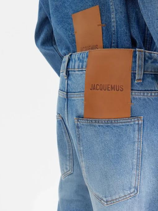 De de-Nîmes wijde denim broek