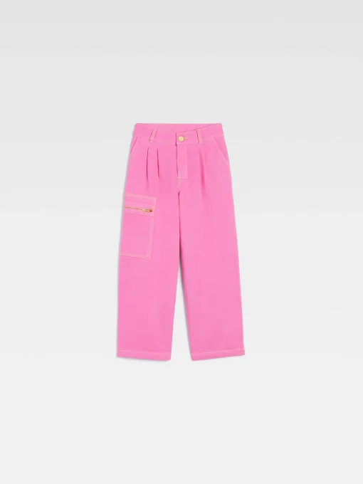 De de-Nîmes wijde denim broek voor kinderen