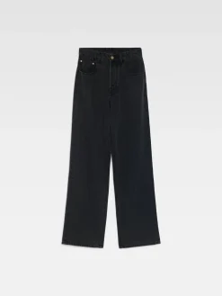 De de-Nîmes wijde denim broek