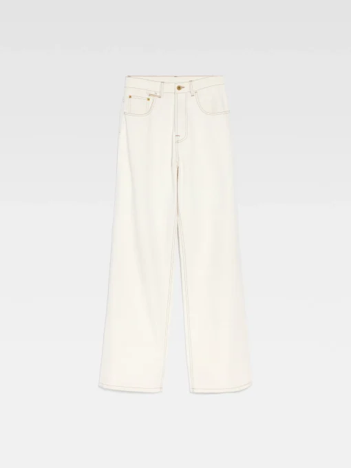 De de-Nîmes wijde denim broek