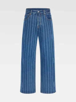 De de-Nîmes wijde denim broek