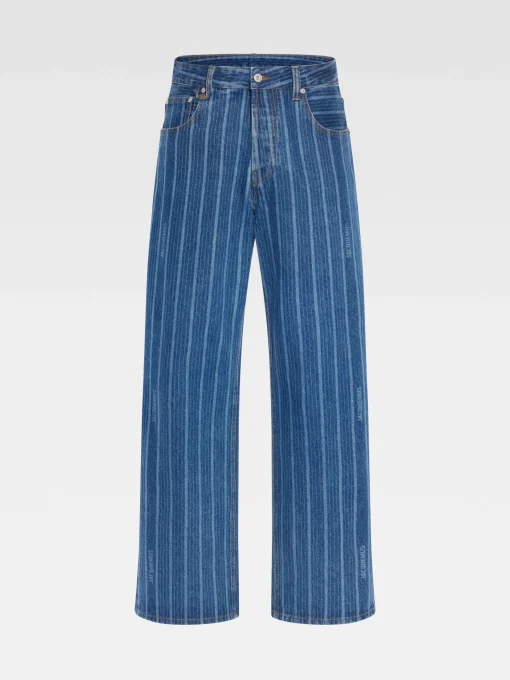 De de-Nîmes wijde denim broek