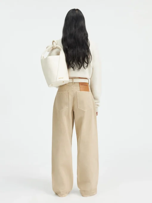 De de-Nîmes wijde denim broek