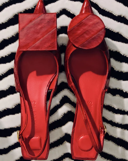 De Duelo lage slingbacks