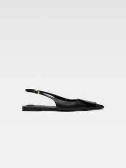 De Duelo platte slingbacks