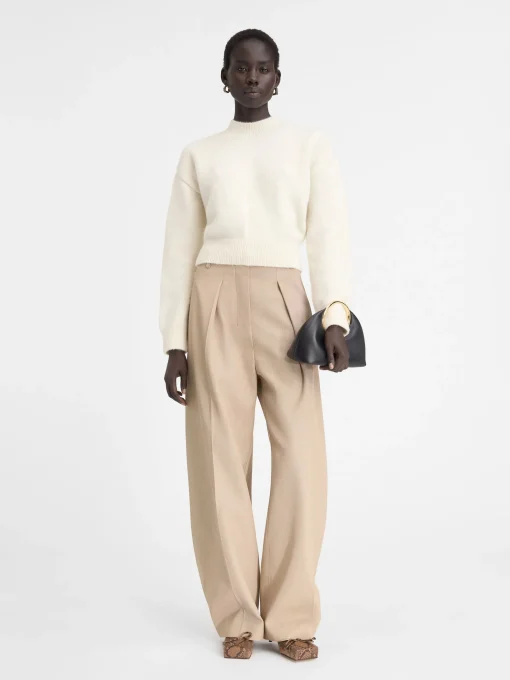 De gebreide Jacquemus trui