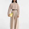 De gebreide Jacquemus trui