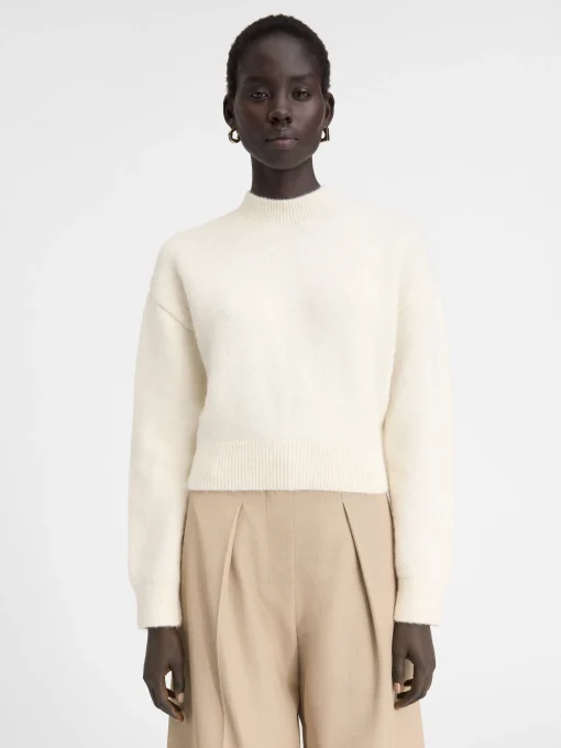 De gebreide Jacquemus trui