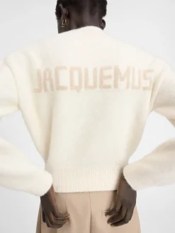 De gebreide Jacquemus trui