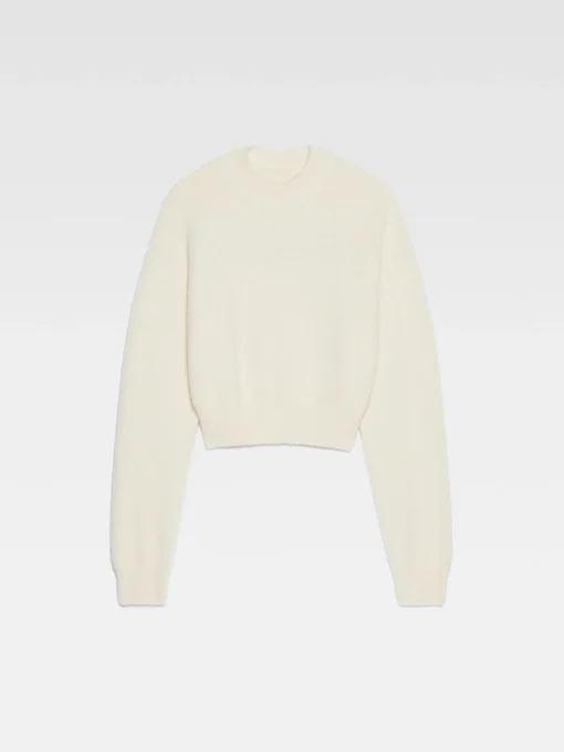 De gebreide Jacquemus trui