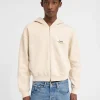 De Gros Grain hoodie met rits