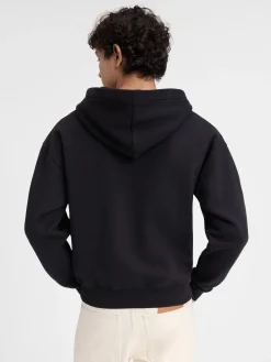 De Gros Grain hoodie met rits