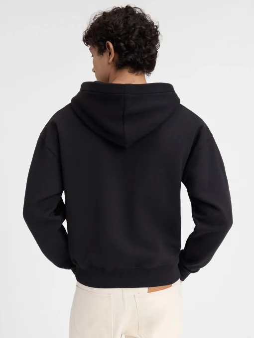 De Gros Grain hoodie met rits