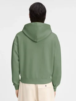 De Gros Grain hoodie met rits