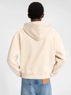 De Gros Grain hoodie met rits