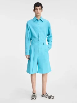 De Navega korte broek met plooien