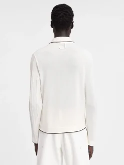 De Tricot polo met lange mouwen