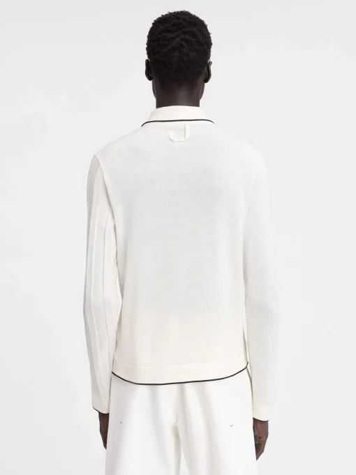 De Tricot polo met lange mouwen