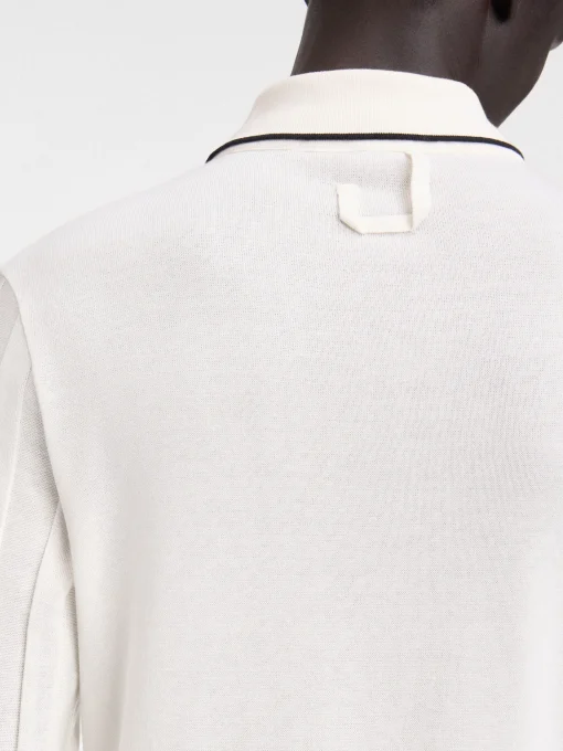 De Tricot polo met lange mouwen