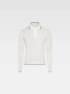 De Tricot polo met lange mouwen