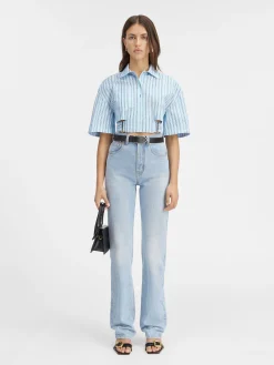Het Bari cropped shirt