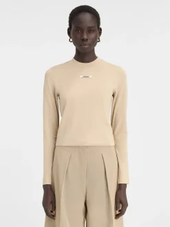Het Gros Grain T-shirt met lange mouwen