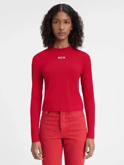 Het Gros Grain T-shirt met lange mouwen