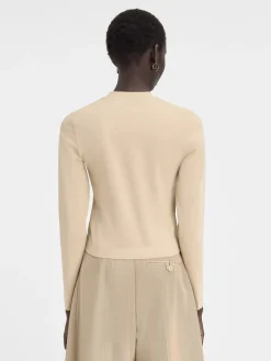 Het Gros Grain T-shirt met lange mouwen