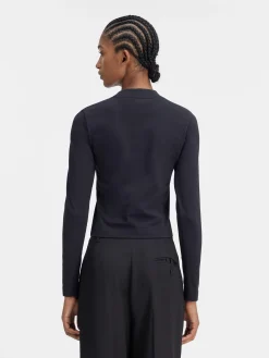 Het Gros Grain T-shirt met lange mouwen
