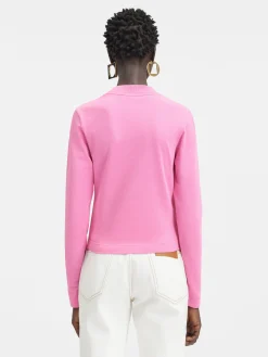 Het Gros Grain T-shirt met lange mouwen