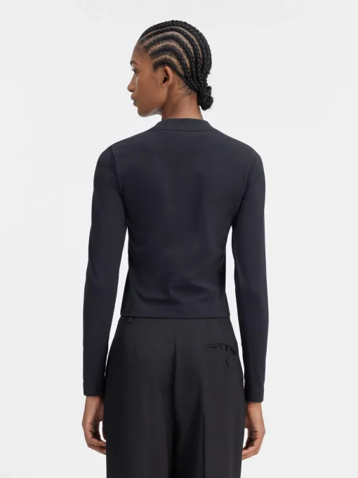Het Gros Grain T-shirt met lange mouwen