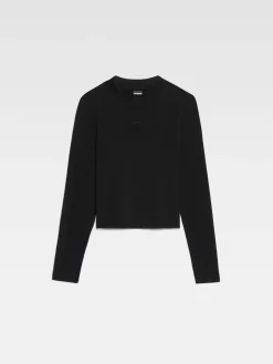 Het Gros Grain T-shirt met lange mouwen