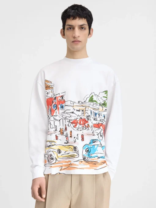 Het Largo T-shirt met lange mouwen