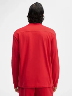 Het shirt met lange mouwen