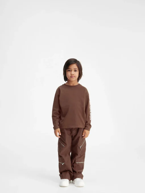 Het T-shirt met lange mouwen voor kinderen