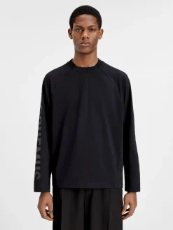 Het Typo T-shirt met lange mouwen