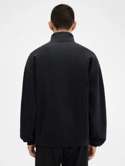 The Gros Grain zipped-rollneck sweatshirt